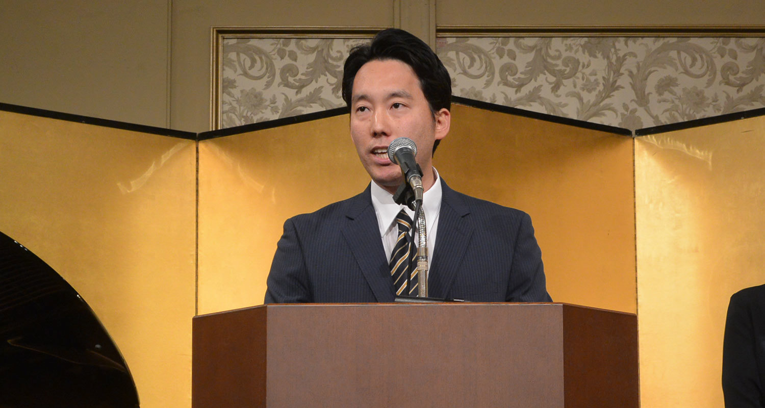 奥村文悟　演説